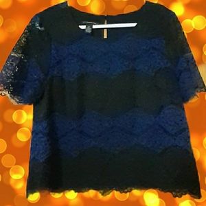 I.n.c. International Concepts Lace Top Size 14.